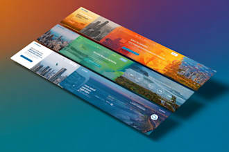 design advertising poster and promotional web banner ads