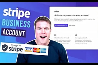 set up USA business bank account mercury payoneer wise stripe paypal novo bank