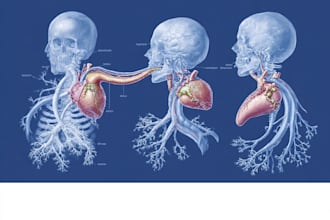 draw exercise, medical and anatomy illustrations