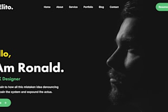 build a modern responsive website with HTML CSS javascript  bootstrap