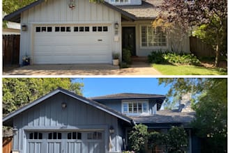change house paint, wall or garage door, interior exterior