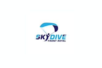 design a custom logo for skydiving or extreme sports