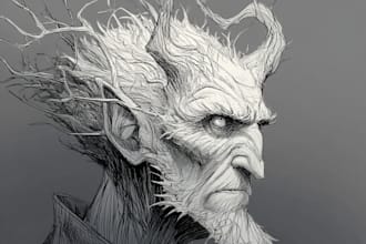 make creepy horror, crime, thumbnails