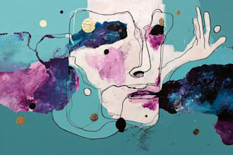 create magical abstract art, psychedelic, surrealism