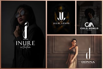do highly creative trendy modern minimalist logo design with brand identity
