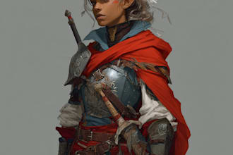 make  rpg fantasy dnd character art