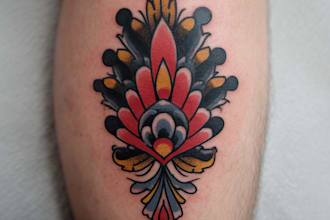 create a tattoo design of tattoo sleeve