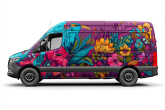 develop car wrap designs for you