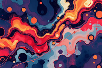 create abstract wall art, digital art, wall art