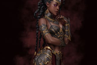 make artwork for your fantasy card game characters