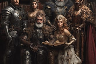 create your fantasy science fiction superhero character