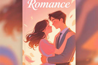 do a erotic, fantasy romance book cover or ebook cover art