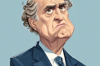 create a political cartoon or illustration