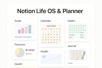 create life os and planners in notion