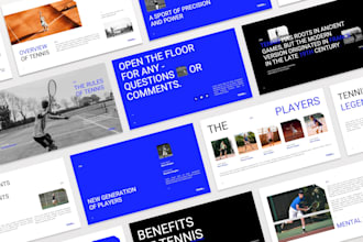 creative and professional pitch deck