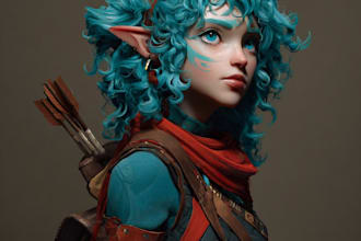 create high quality dnd character art
