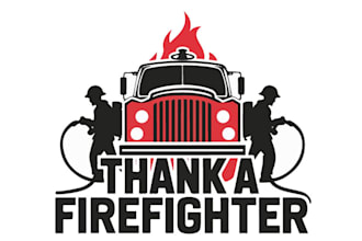 create professional and specially fire fighter logo design