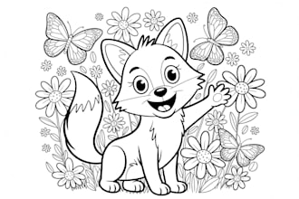 draw unique digital coloring book pages