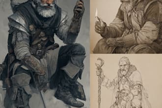 draw the best dnd characters and fantasy art