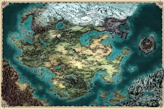 create a fantasy map for you