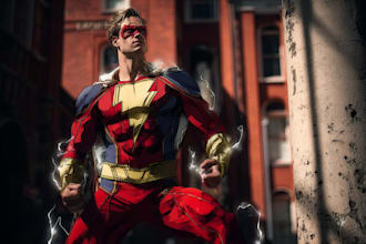 draw you a superhero character
