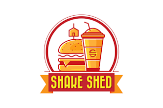 design outstanding chicken grill, shakes food, farmer vintage logo