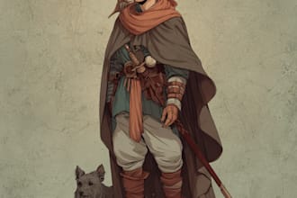 make a amazing d and d character for you