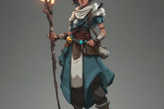 make super hero character design illustration