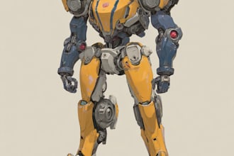 draw robot characters for you