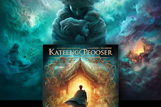 create an epic fantasy book cover