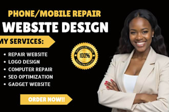 design phone repair mobile repair computer repair website