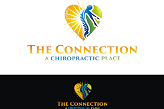 custom chiropractor logo design clean, trustworthy and wellness