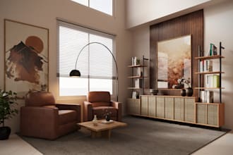 interior and exterior 3d architectural modelling and photo realistic rendering