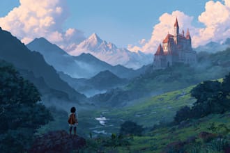 do  fantasy landscape art concept lost civilizations