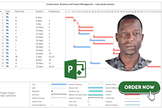 create ms project gantt chart and project plans