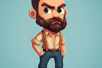 make 2d game characters and game assets