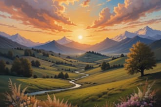 paint portrait landscape  want in oil painting on canvas