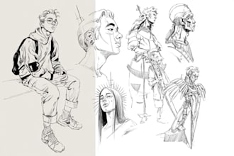 be your digital sketch artist