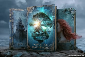 do fantasy book cover, thriller book cover design