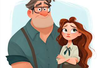 do disney cartoon portrait
