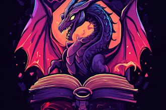 draw a fantasy medieval or badge logo for game