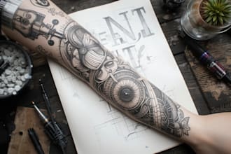 draw custom tattoo designs