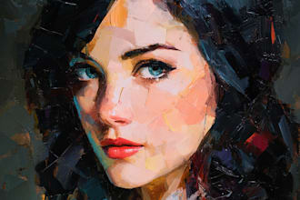 do digital oil painting