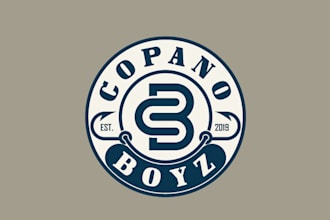 design a vintage fishing, hunting, mountain logo
