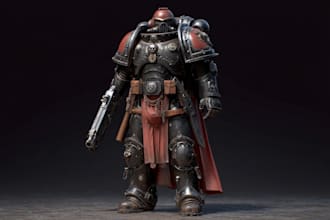 draw your warhammer 40k or aos miniature