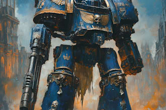 make warhammer 40k figures with old school