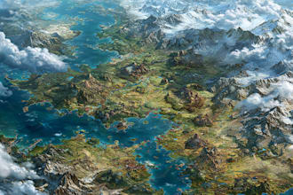 design vector maps, event maps, fantasy festival maps