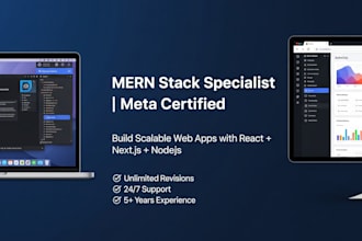 develop a full stack web app with mern nextjs and react