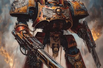 make warhammer 40k figures with old school