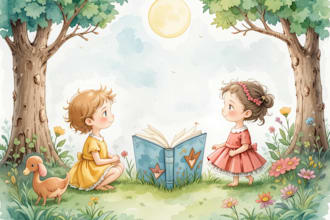 watercolor children book illustration watercolor children
